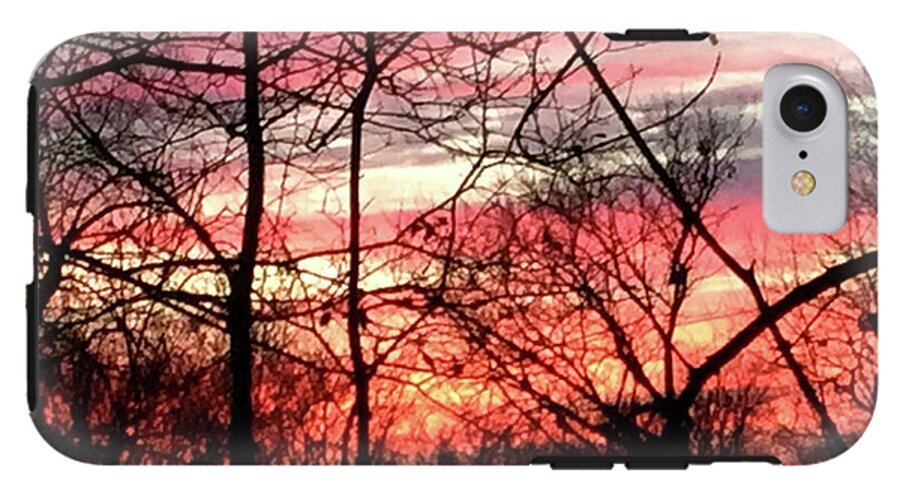 Sunset Through The Trees 2 - Phone Case