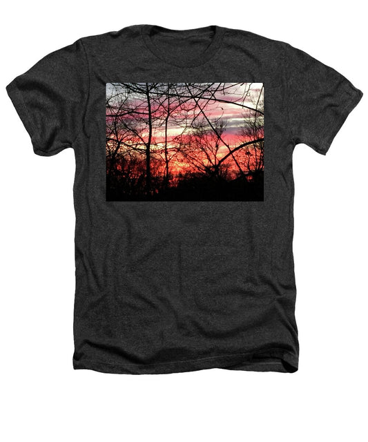 Sunset Through The Trees 2 - Heathers T-Shirt