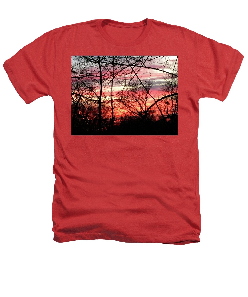 Sunset Through The Trees 2 - Heathers T-Shirt