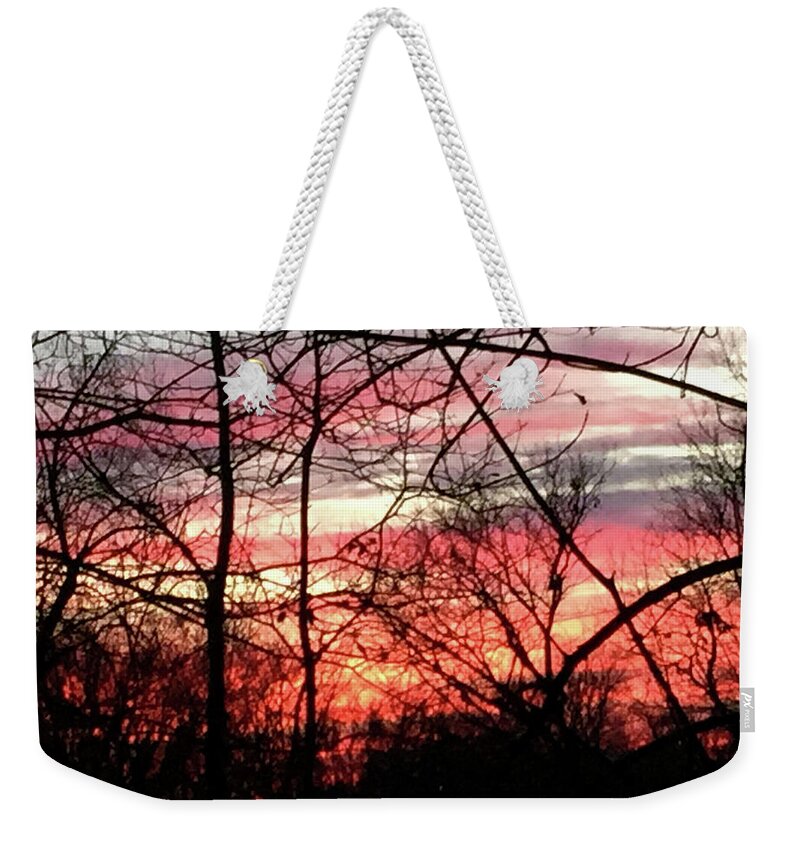 Sunset Through The Trees 2 - Weekender Tote Bag