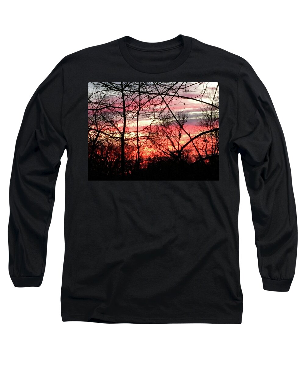 Sunset Through The Trees 2 - Long Sleeve T-Shirt