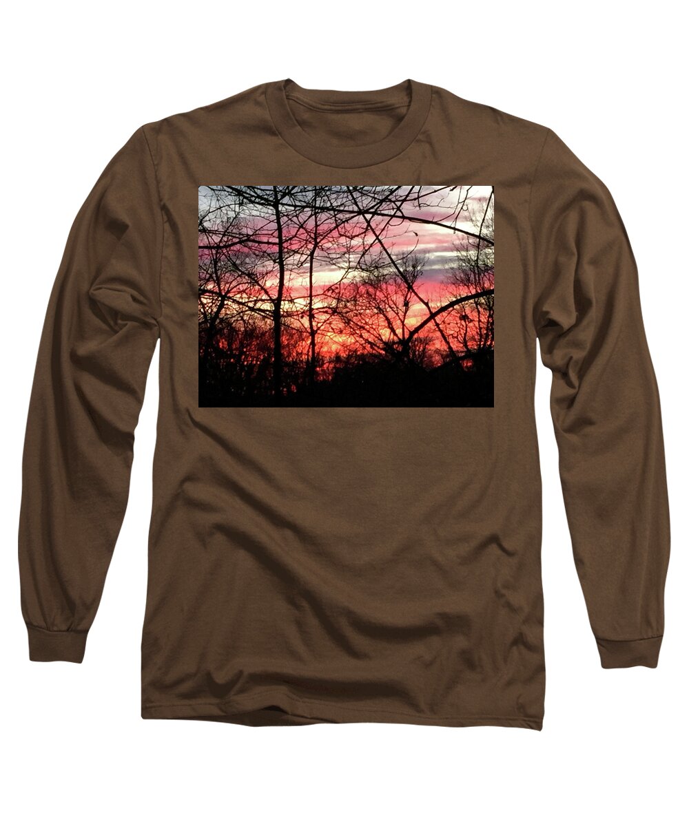 Sunset Through The Trees 2 - Long Sleeve T-Shirt