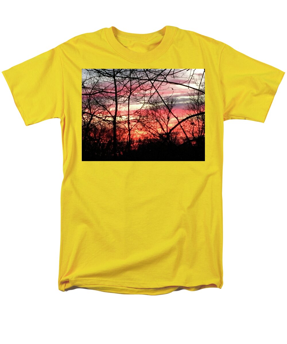 Sunset Through The Trees 2 - Men's T-Shirt  (Regular Fit)