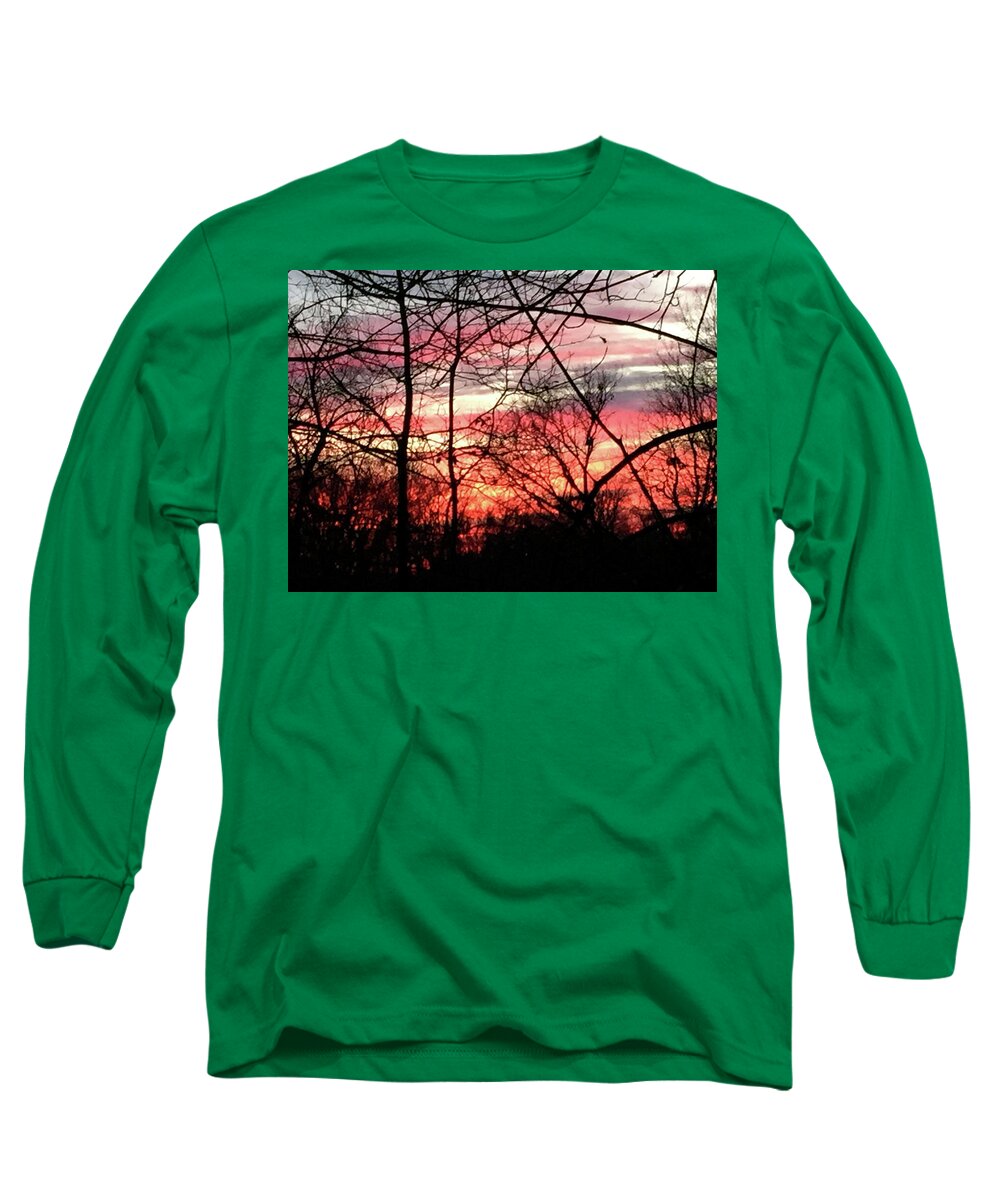 Sunset Through The Trees 2 - Long Sleeve T-Shirt