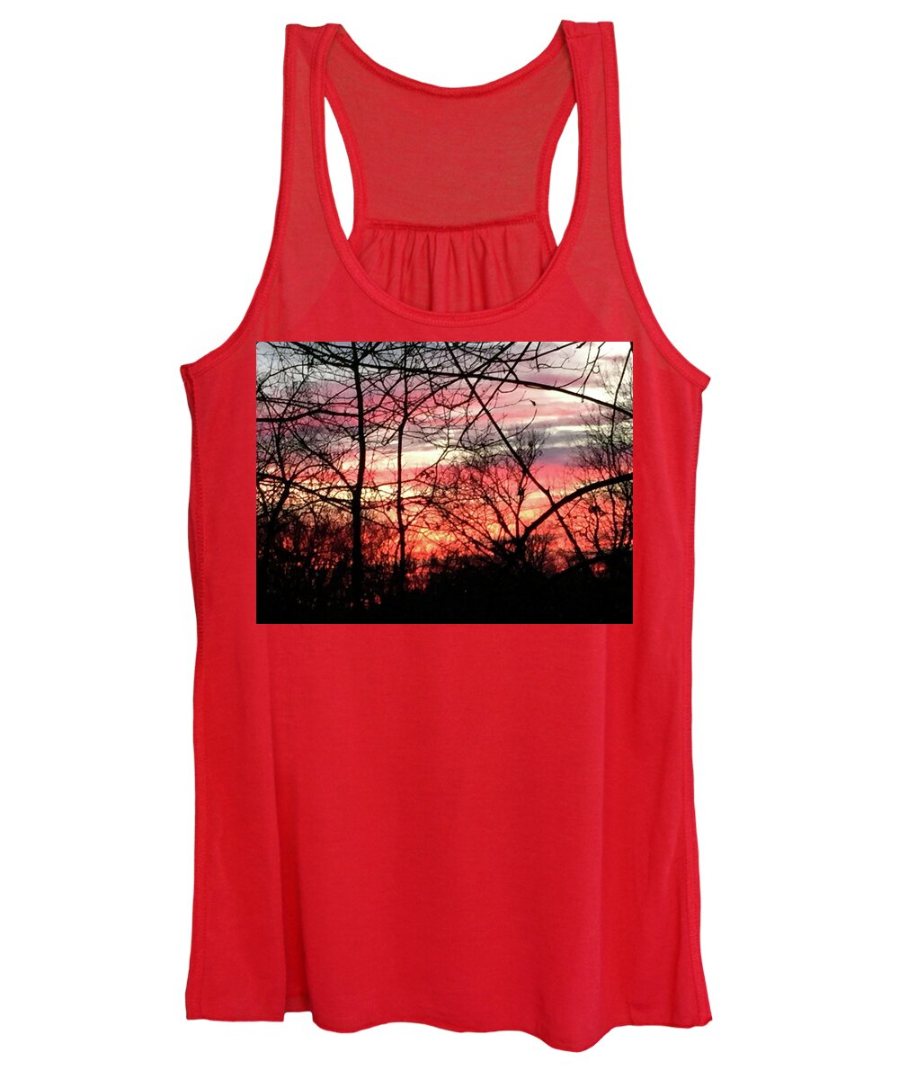 Sunset Through The Trees 2 - Women's Tank Top