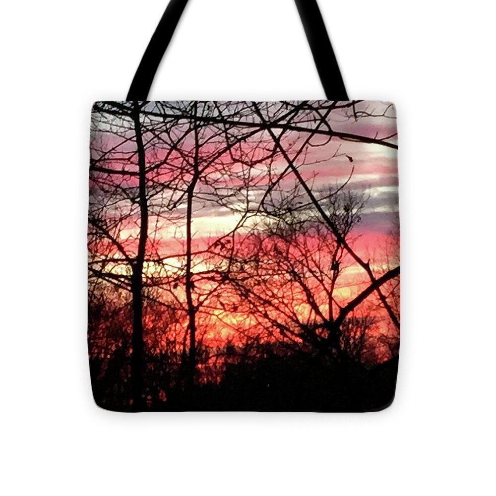 Sunset Through The Trees 2 - Tote Bag