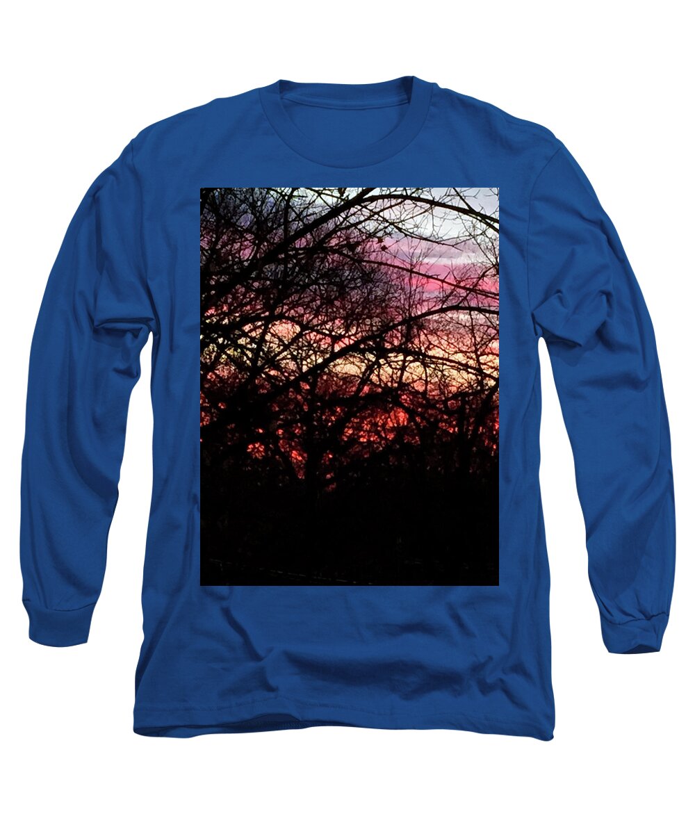 Sunset Through The Trees - Long Sleeve T-Shirt