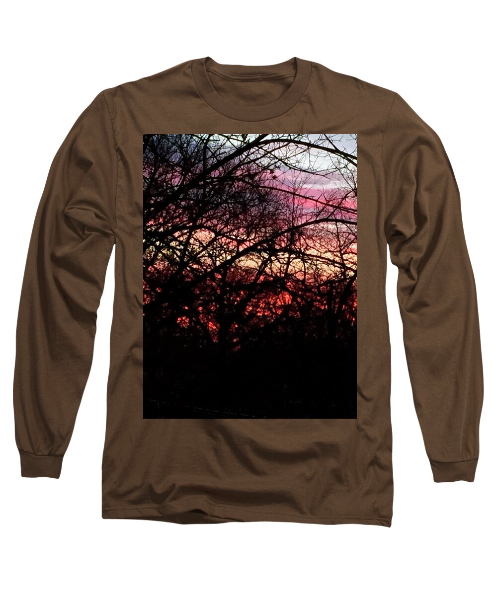 Sunset Through The Trees - Long Sleeve T-Shirt