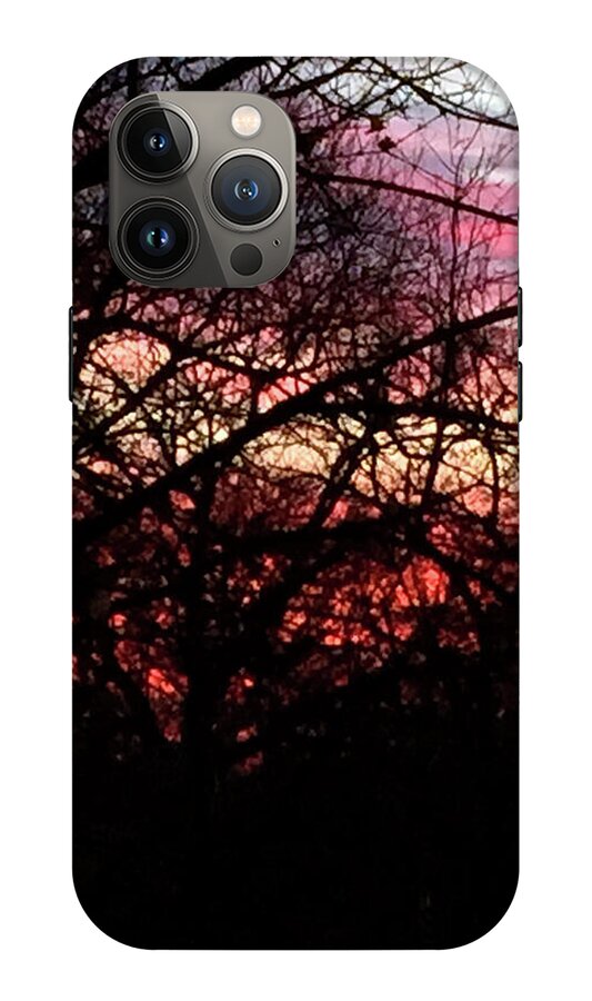 Sunset Through The Trees - Phone Case