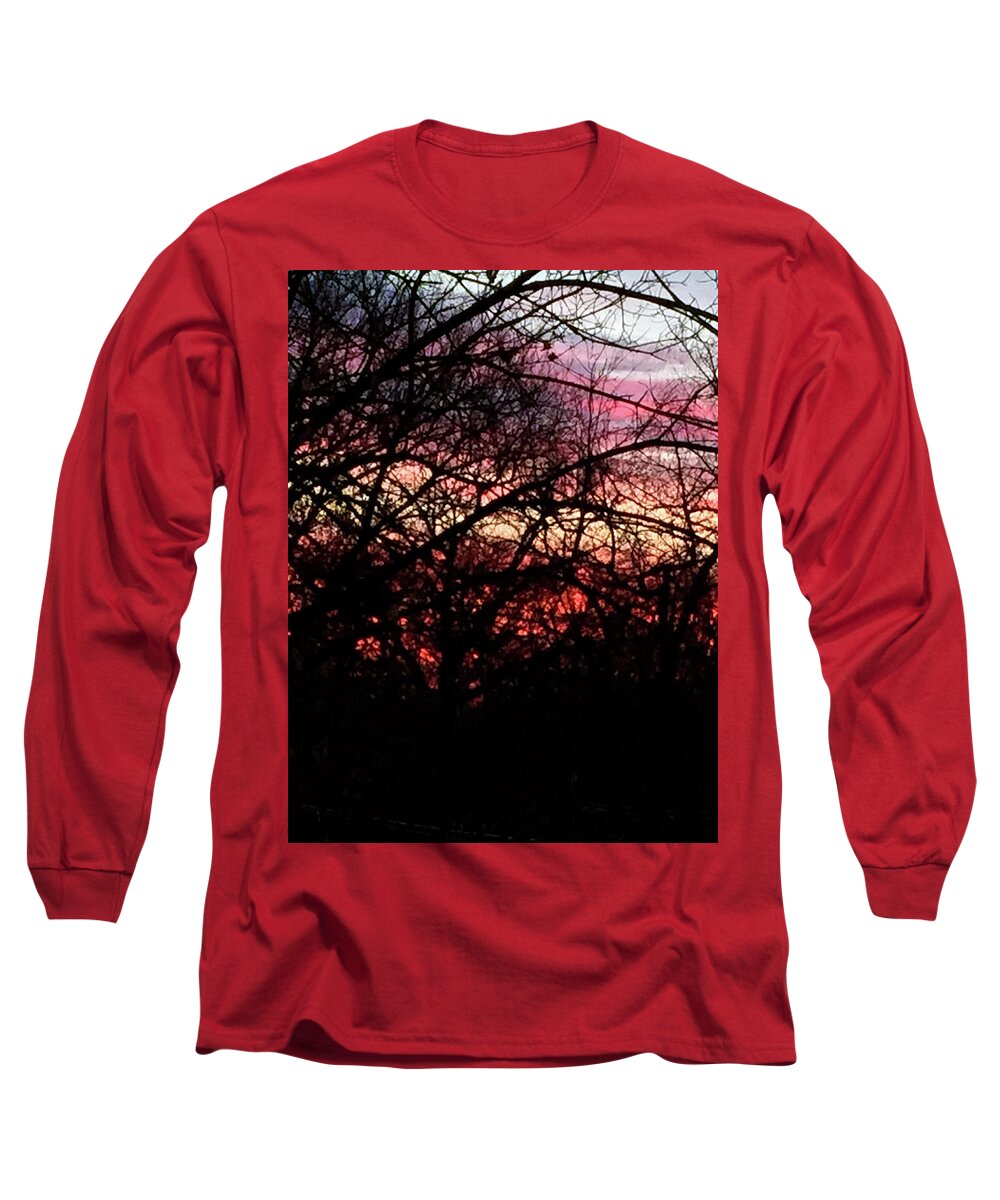 Sunset Through The Trees - Long Sleeve T-Shirt