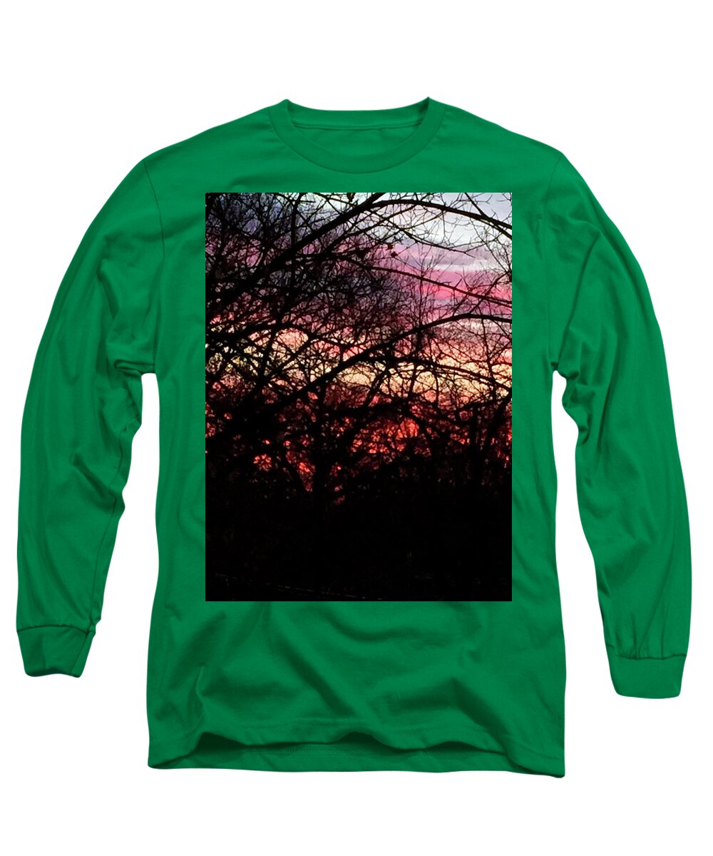 Sunset Through The Trees - Long Sleeve T-Shirt