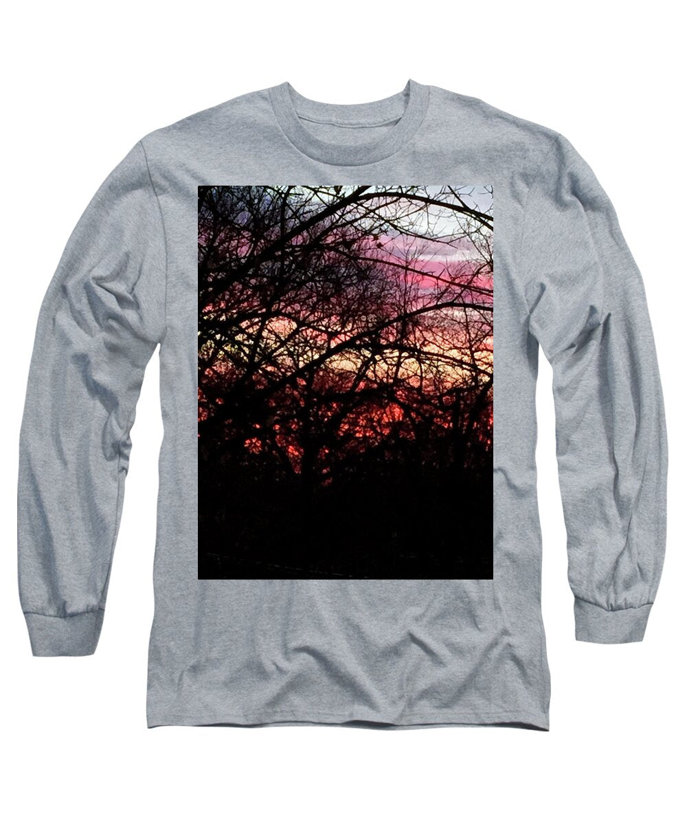 Sunset Through The Trees - Long Sleeve T-Shirt