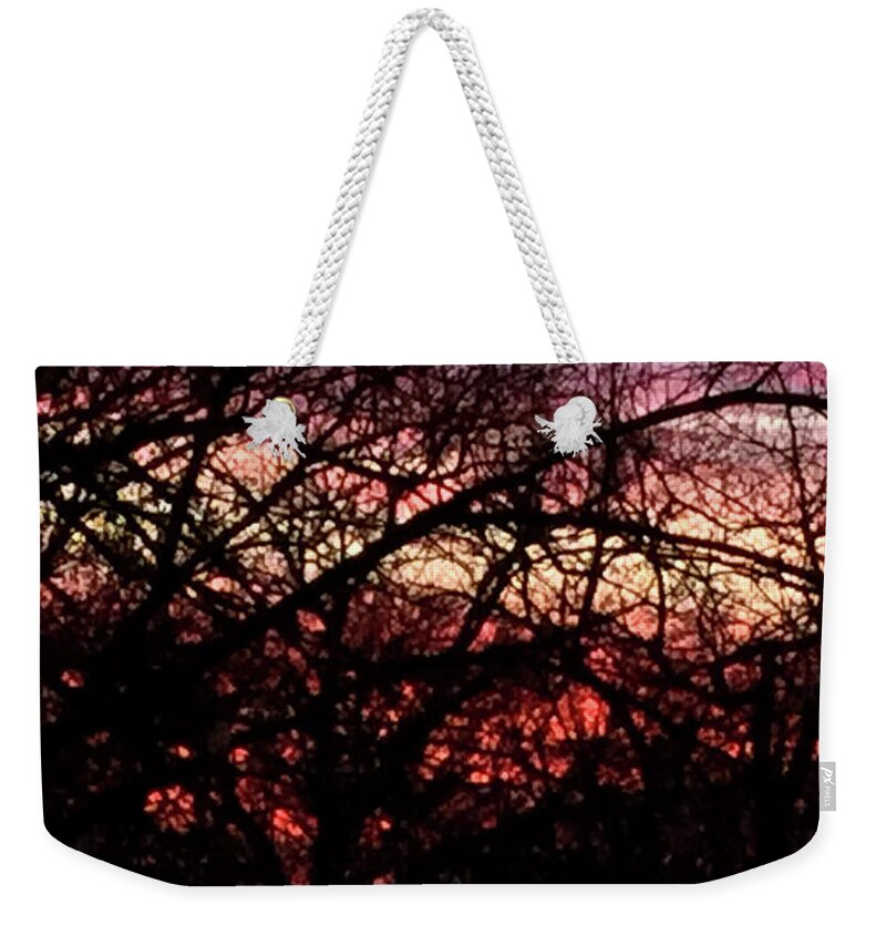 Sunset Through The Trees - Weekender Tote Bag