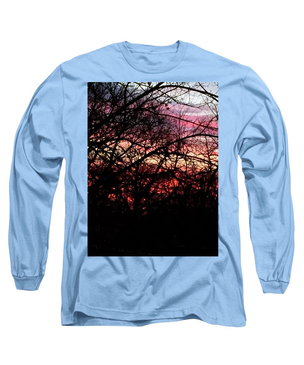 Sunset Through The Trees - Long Sleeve T-Shirt