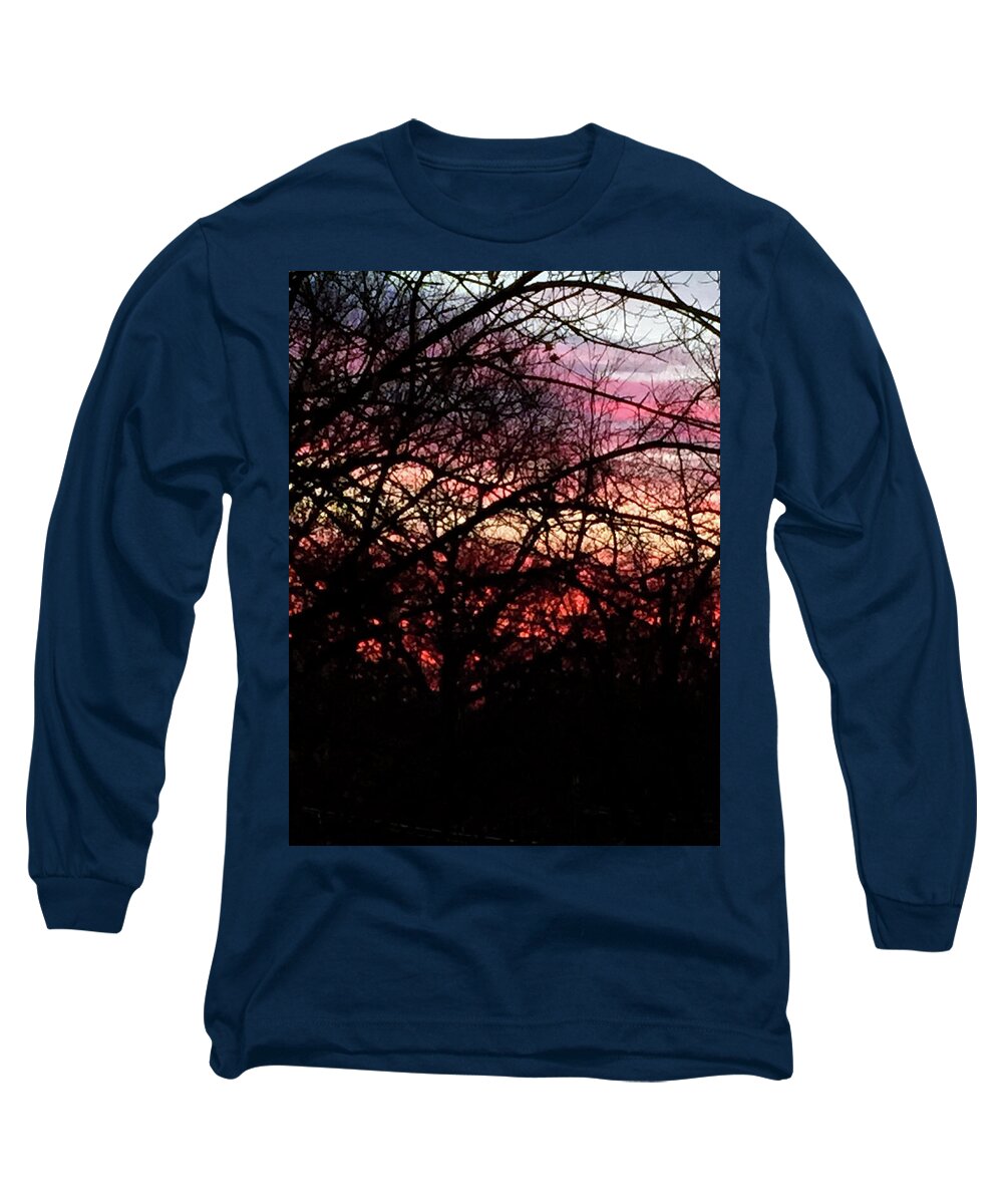 Sunset Through The Trees - Long Sleeve T-Shirt