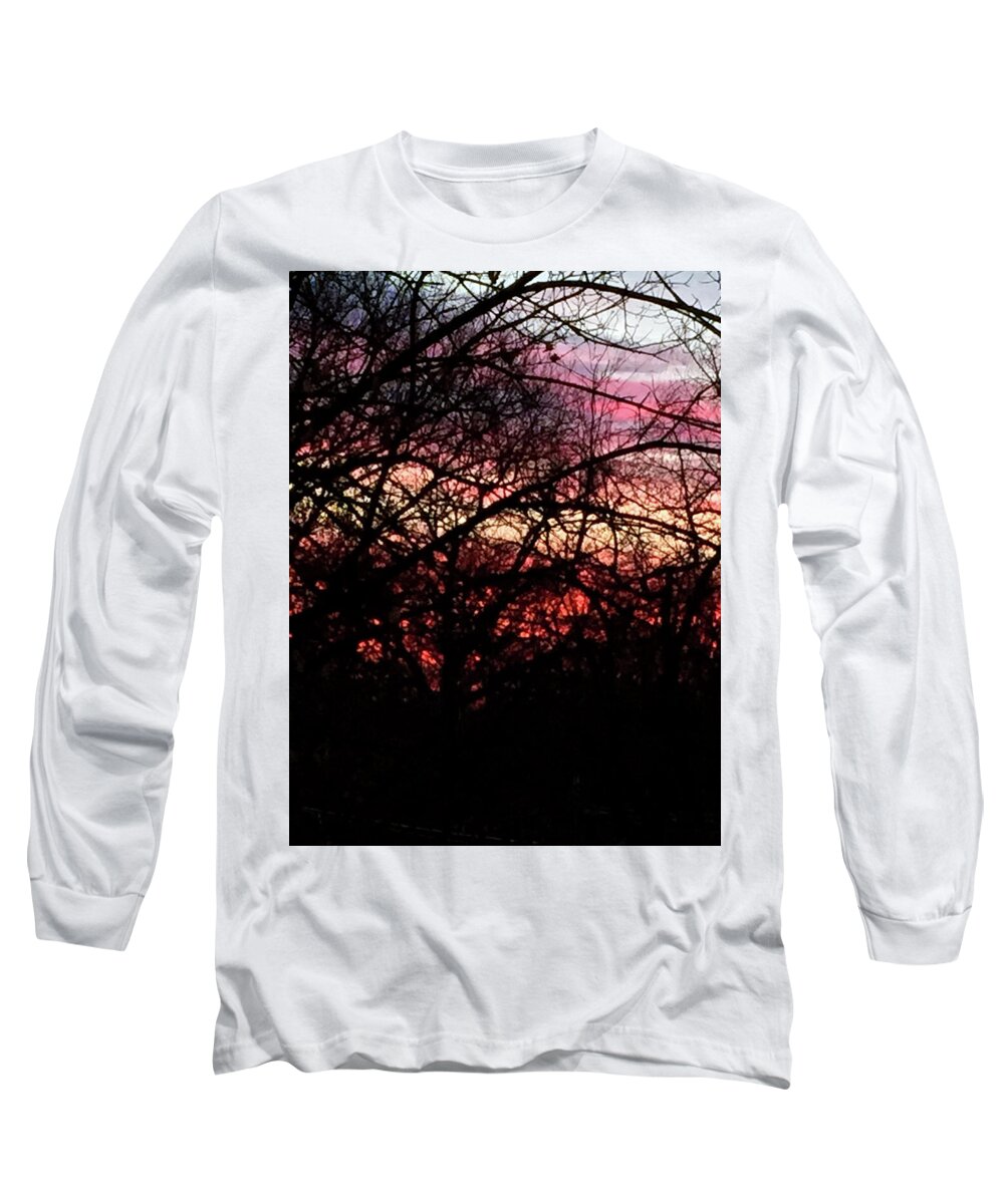 Sunset Through The Trees - Long Sleeve T-Shirt