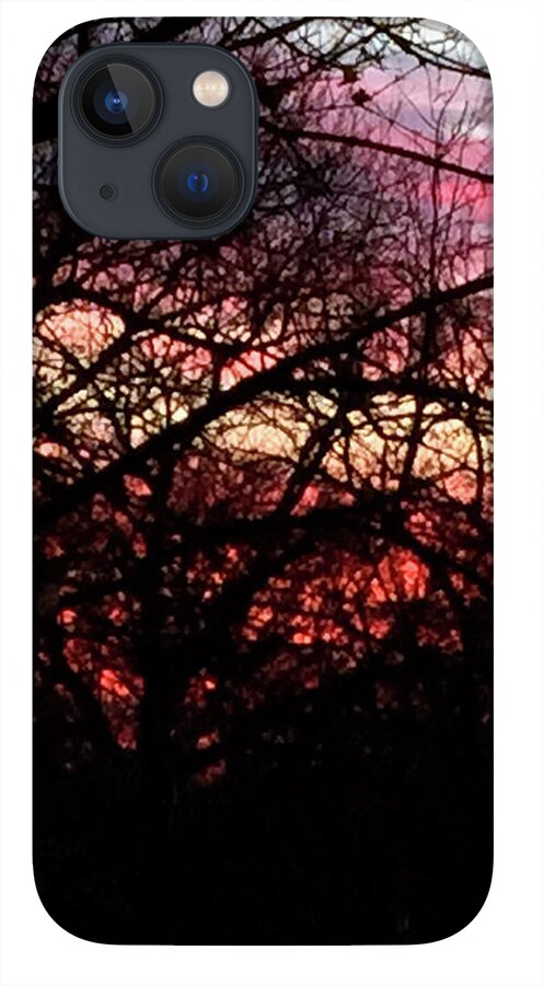 Sunset Through The Trees - Phone Case