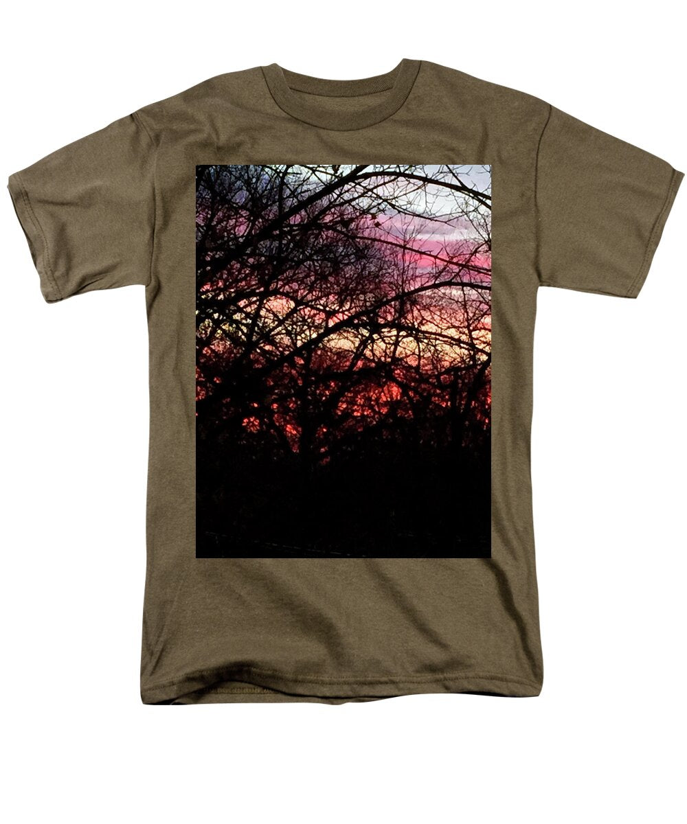 Sunset Through The Trees - Men's T-Shirt  (Regular Fit)