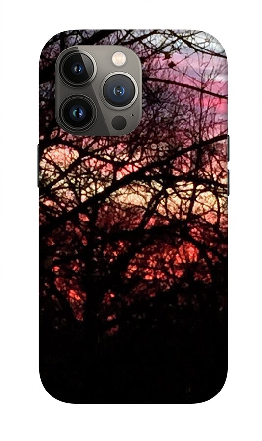 Sunset Through The Trees - Phone Case