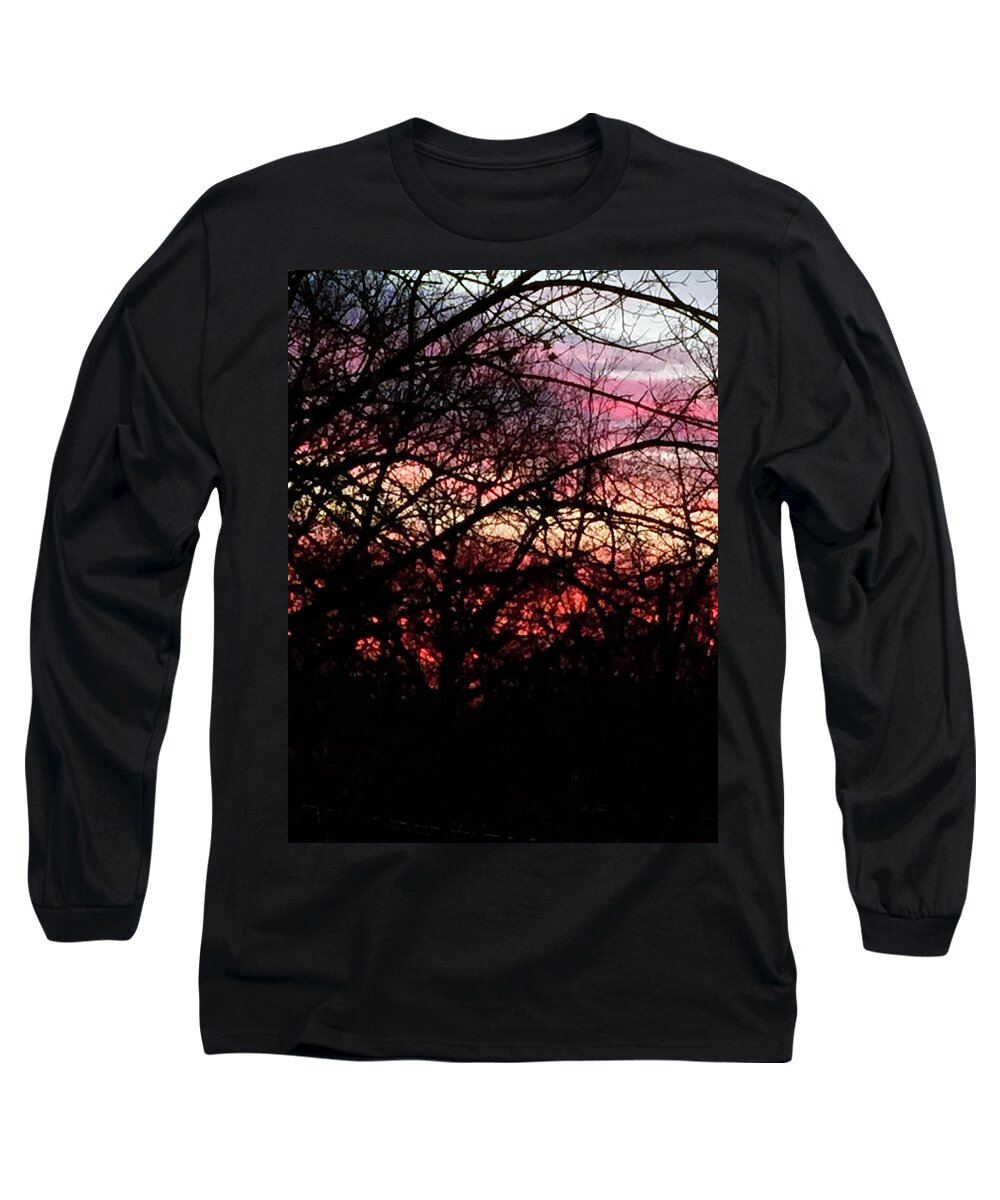 Sunset Through The Trees - Long Sleeve T-Shirt