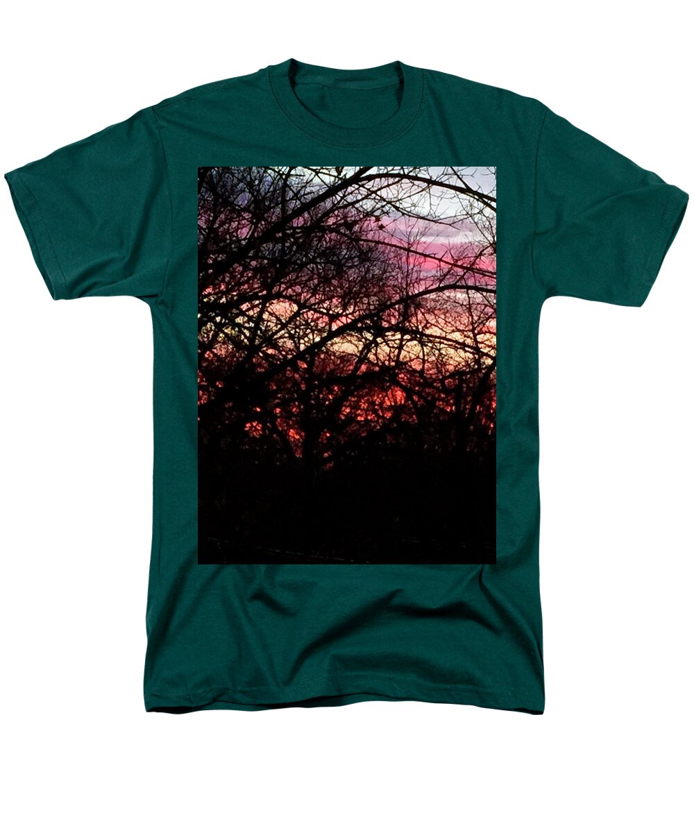 Sunset Through The Trees - Men's T-Shirt  (Regular Fit)