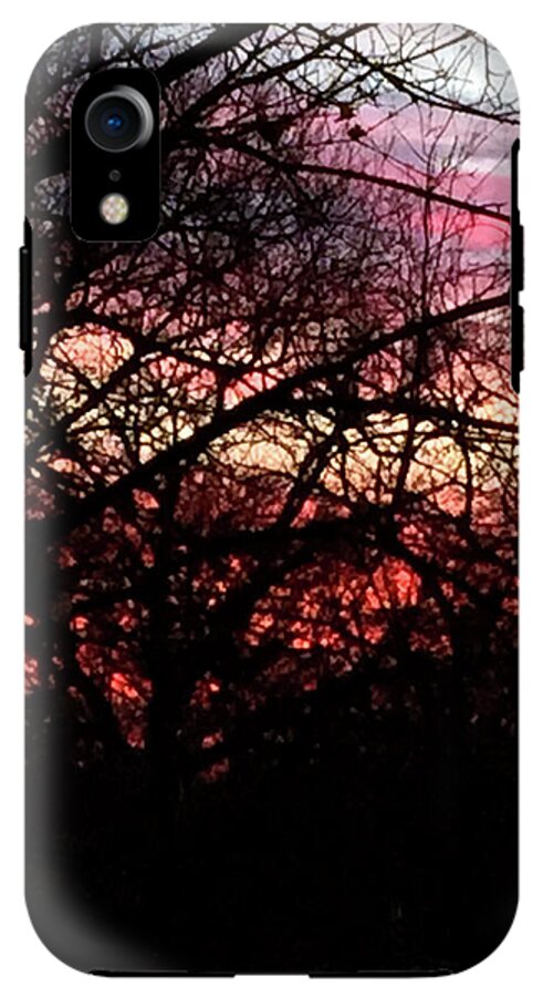 Sunset Through The Trees - Phone Case