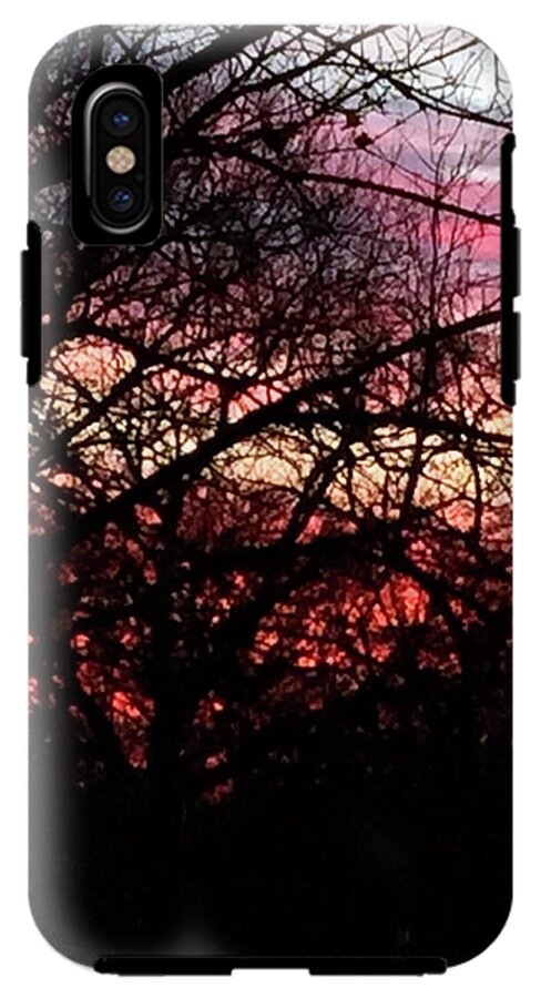 Sunset Through The Trees - Phone Case