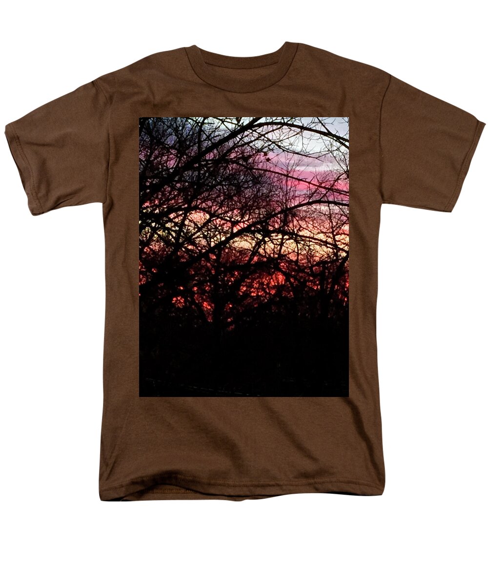 Sunset Through The Trees - Men's T-Shirt  (Regular Fit)