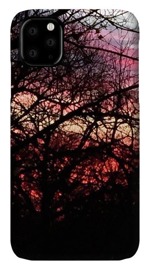 Sunset Through The Trees - Phone Case