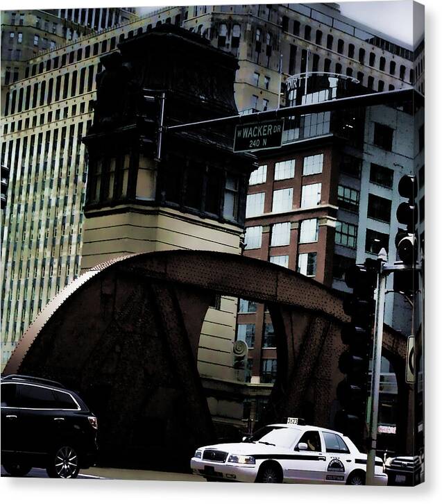 Wacker Drive Chicago - Canvas Print