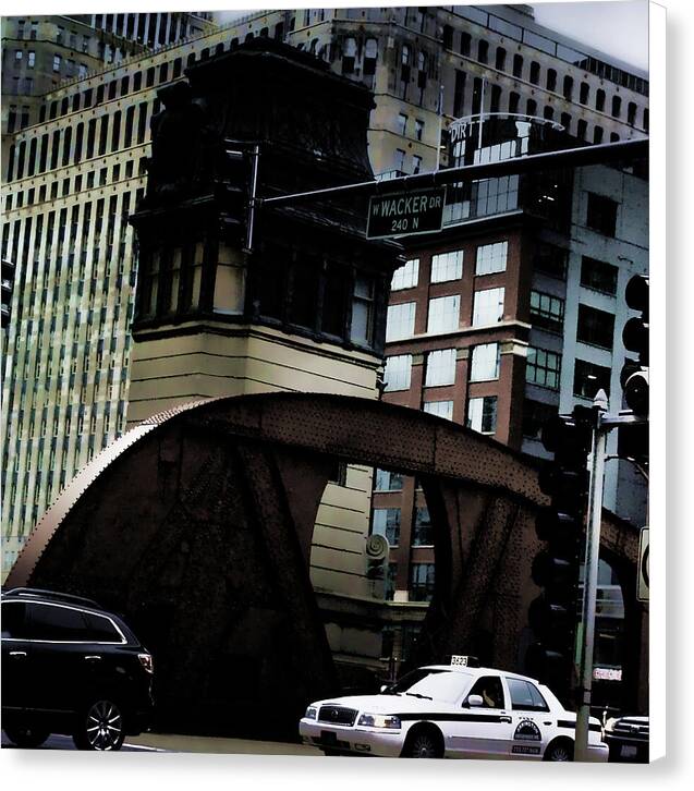 Wacker Drive Chicago - Canvas Print