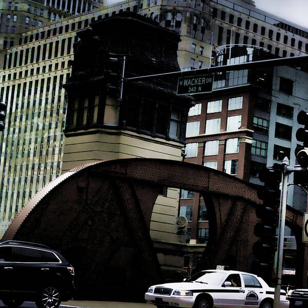 Wacker Drive Chicago - Art Print