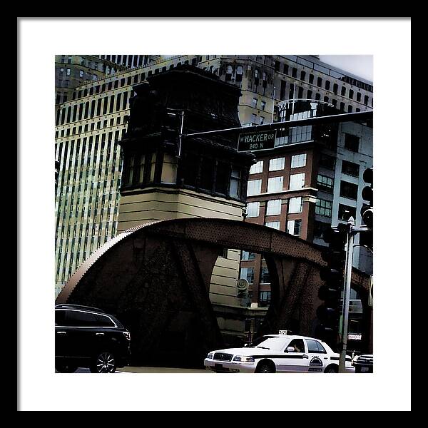 Wacker Drive Chicago - Framed Print