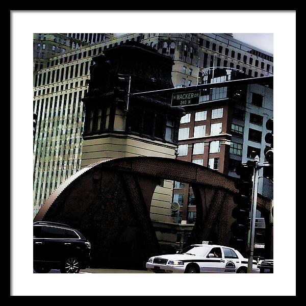 Wacker Drive Chicago - Framed Print