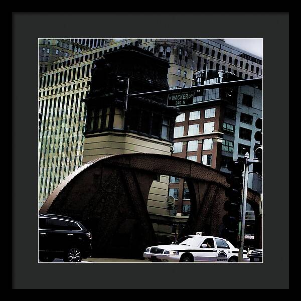 Wacker Drive Chicago - Framed Print