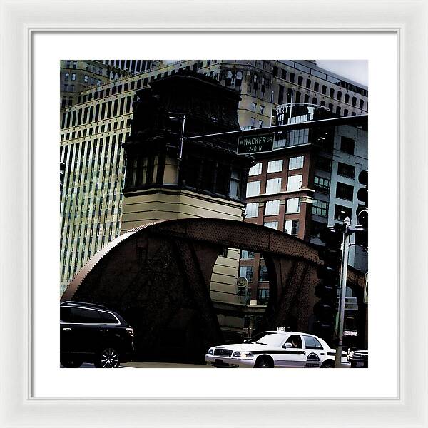 Wacker Drive Chicago - Framed Print