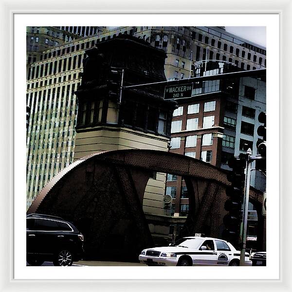 Wacker Drive Chicago - Framed Print