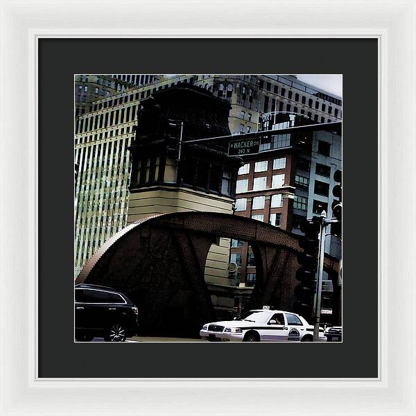 Wacker Drive Chicago - Framed Print