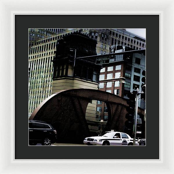 Wacker Drive Chicago - Framed Print