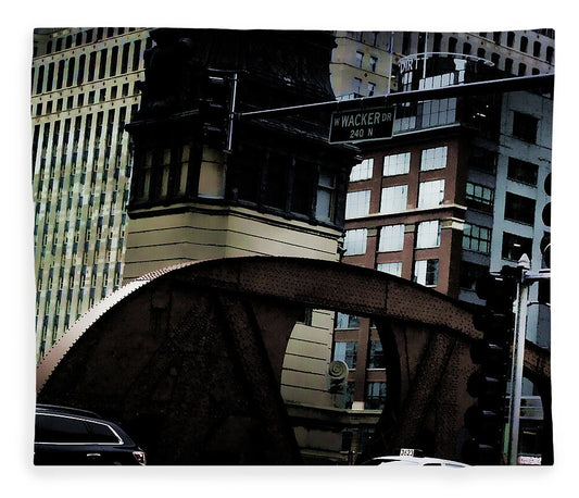 Wacker Drive Chicago - Blanket