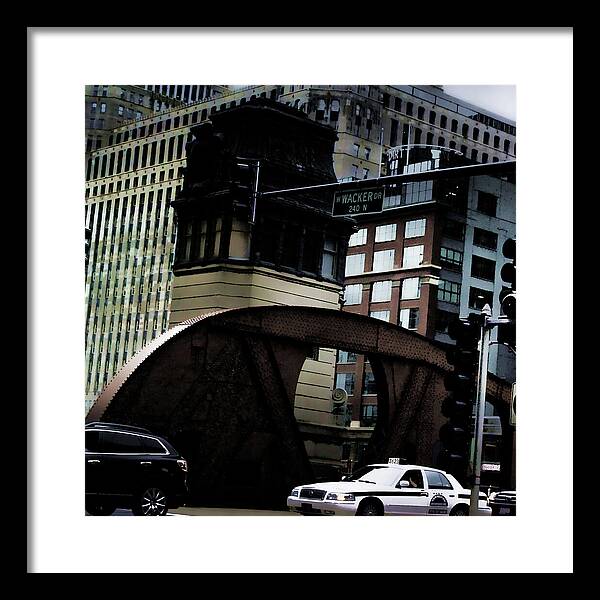 Wacker Drive Chicago - Framed Print