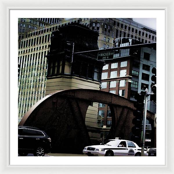 Wacker Drive Chicago - Framed Print