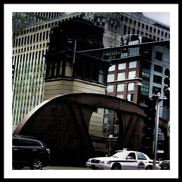 Wacker Drive Chicago - Framed Print