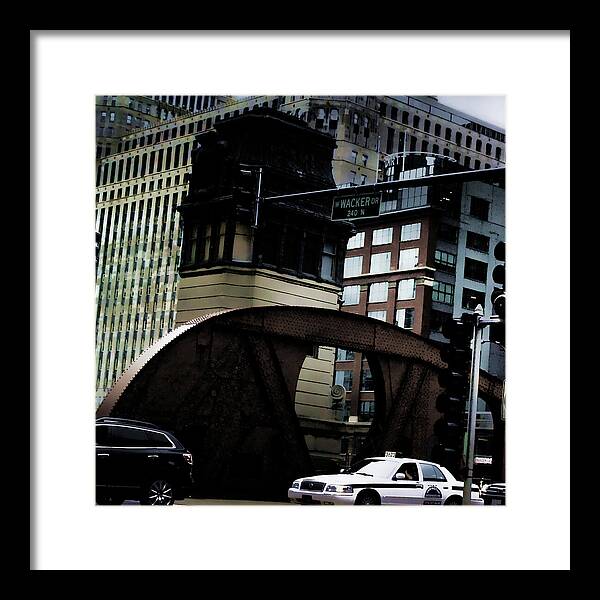 Wacker Drive Chicago - Framed Print