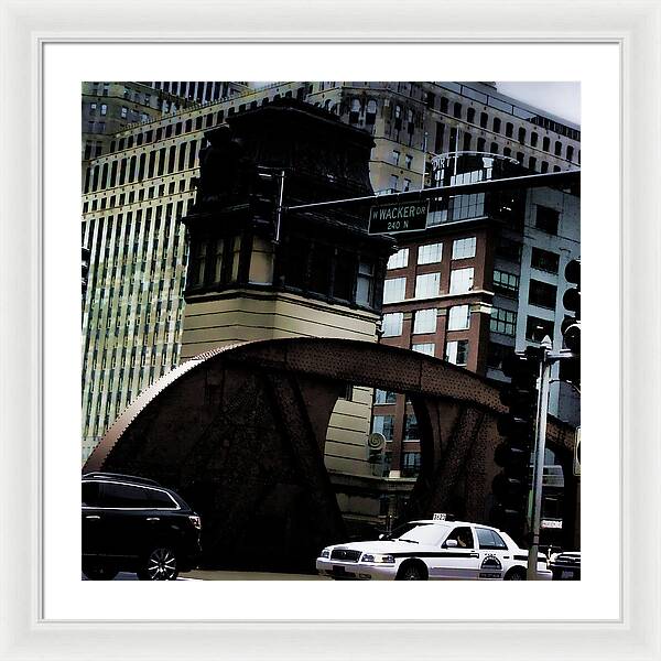 Wacker Drive Chicago - Framed Print