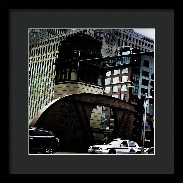 Wacker Drive Chicago - Framed Print