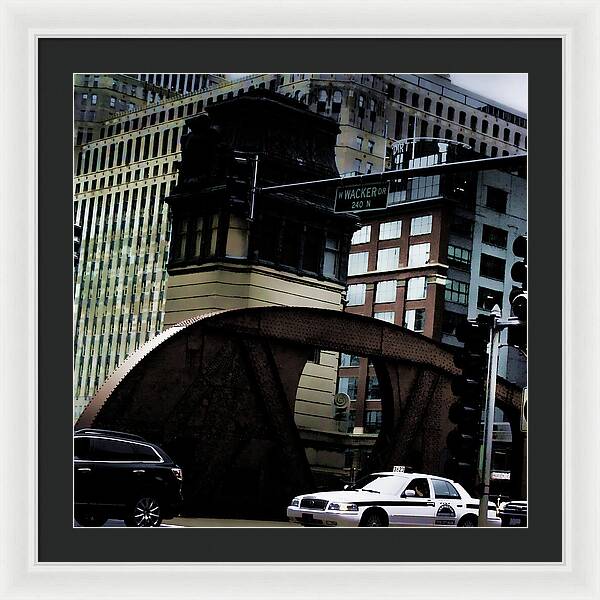 Wacker Drive Chicago - Framed Print