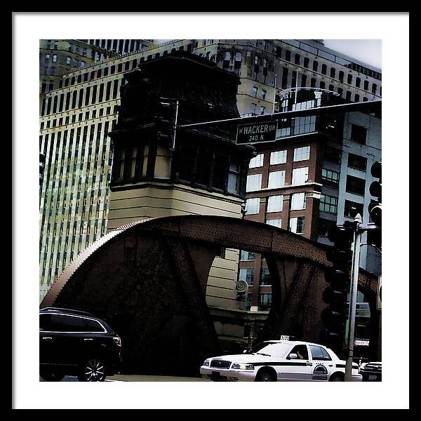 Wacker Drive Chicago - Framed Print