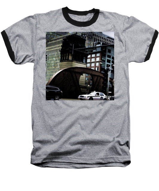 Wacker Drive Chicago - Baseball T-Shirt