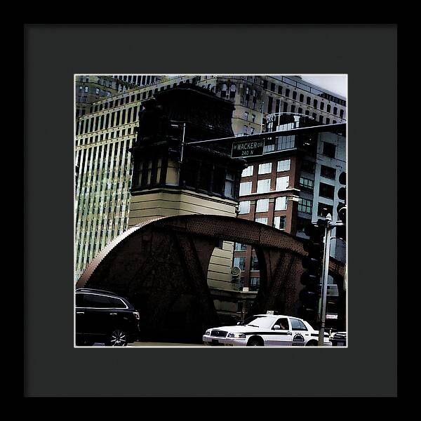 Wacker Drive Chicago - Framed Print